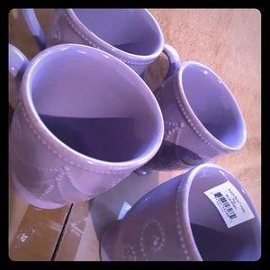 Lenox French Perle Mug violet set of 4